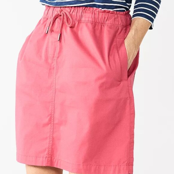 croft & barrow Dresses & Skirts - Twill  Utility Skirt Croft & Barrow Pull On Size Medium